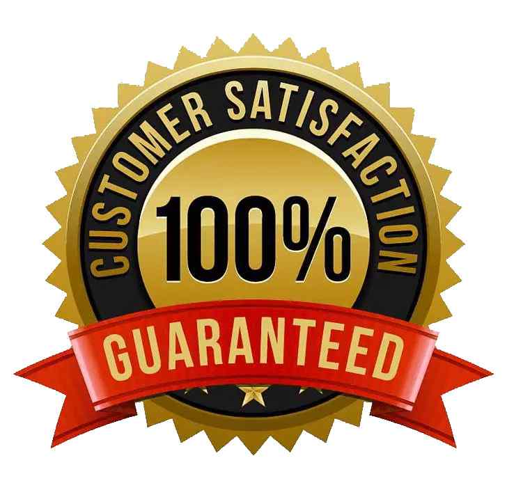 100 percent satisfaction gurantee